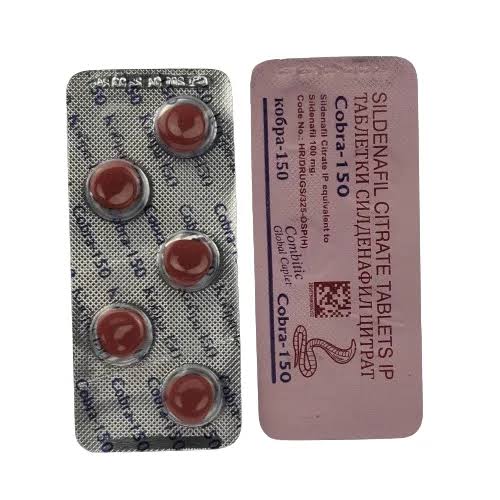 INDIAN COBRA 150 SEX TIMING TABLETS 5 TABLETS STRIP MADE IN INDIA