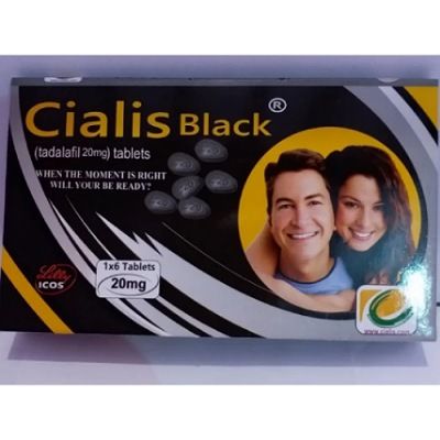 ORIGINAL PACK OF 3 CIALIS 20MG BLACK SILVER GOLD