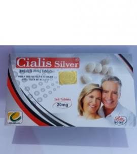 Original Cialis 20mg Silver 6 Tablets Card Made In UK