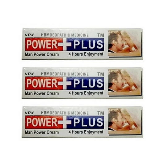 POWER PLUS SEX TIMING DELAY CREAM PACK OF 3 FOR MENS