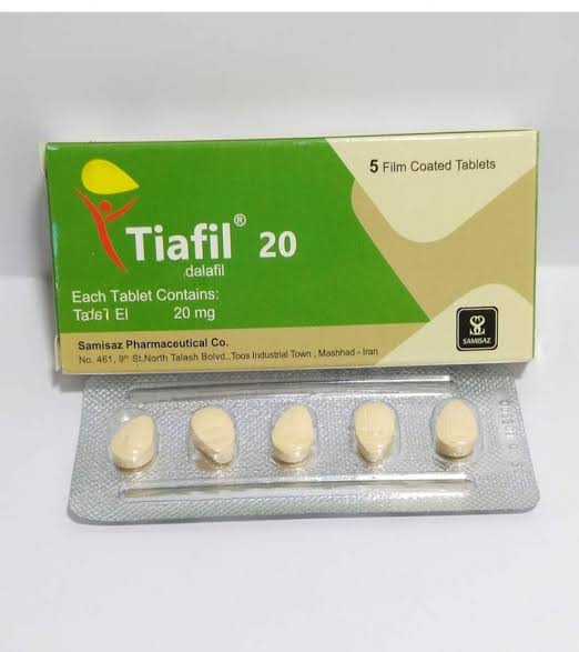 TIAFIL 20MG 5 TABLETS FOR MENS MADE IN IRAN