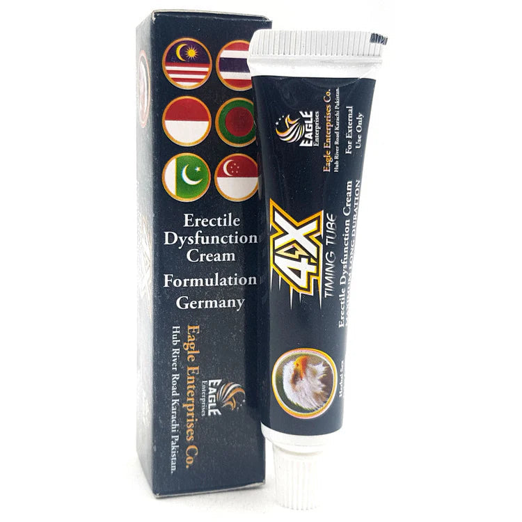 4X Erectile Dysfunction Timing Delay Cream For Mens