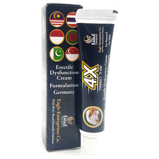 4X Erectile Dysfunction Timing Delay Cream For Mens