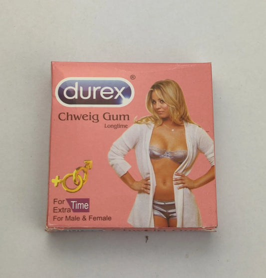 DUREX SEX CHEW GUM FOR MENS & WOMENS 4s