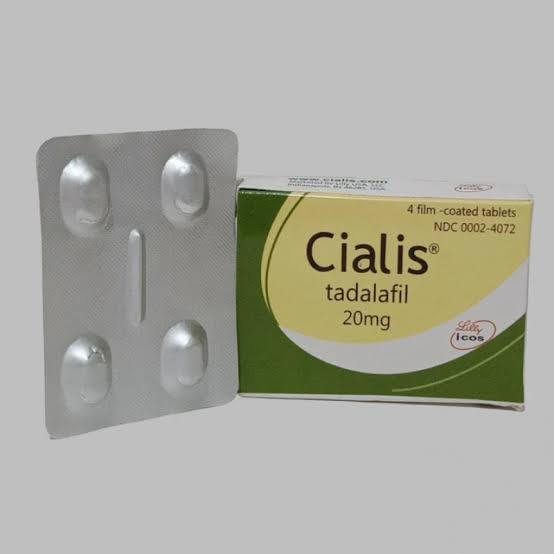 Original Cialis 20mg 4 Tablets Pack Made In UK