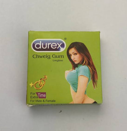 DUREX SEX CHEW GUM FOR MENS & WOMENS 4s
