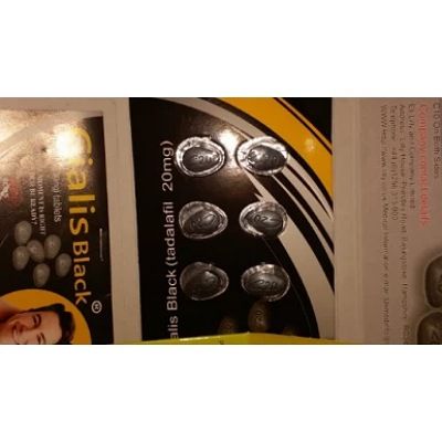 ORIGINAL CIALIS 20MG BLACK 6 TABLETS CARD FOR MENS