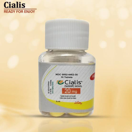 Original Cialis 20mg Sex Timing 10 Tablets Jar Made In UK
